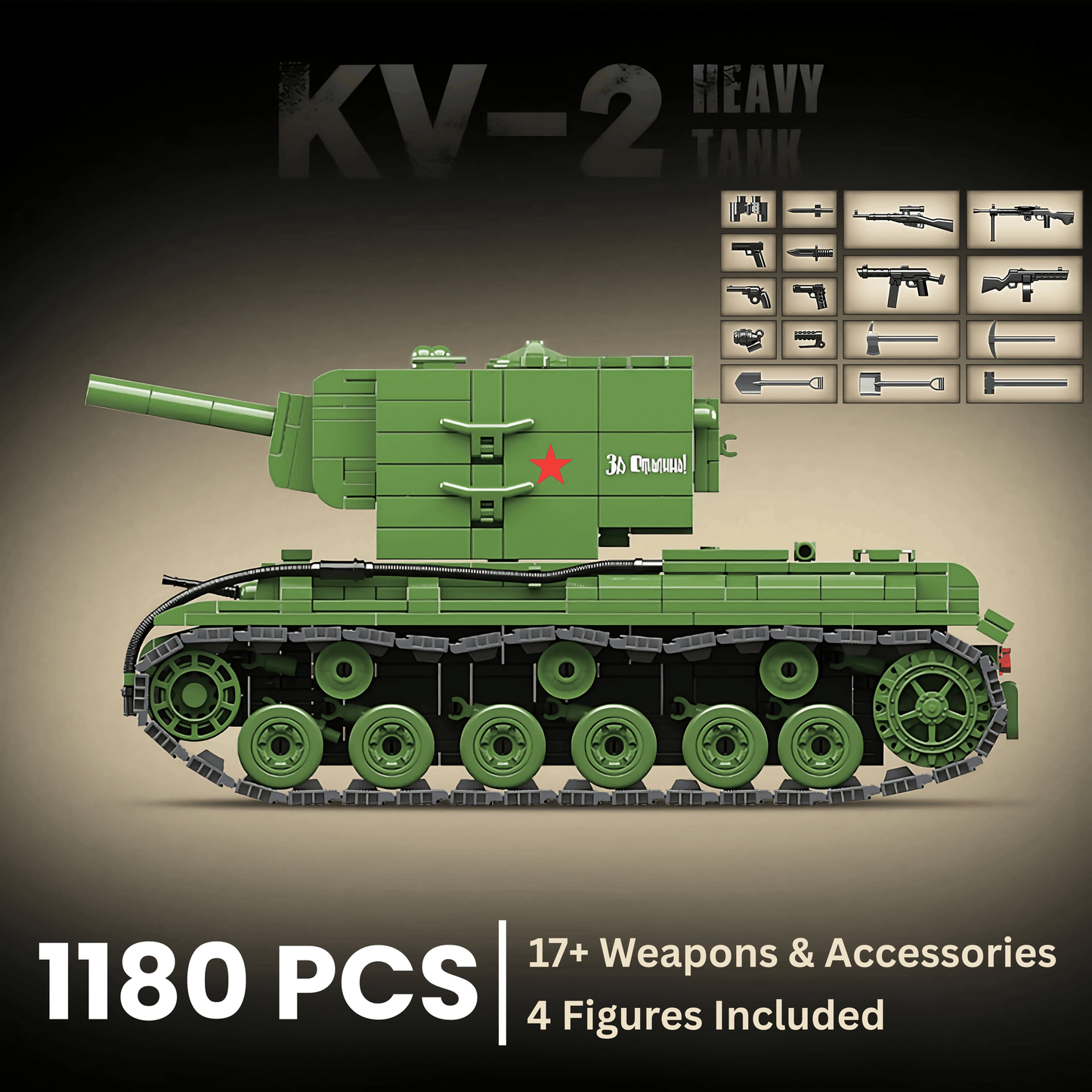 KV-2 Heavy Tank | 1180 PCS