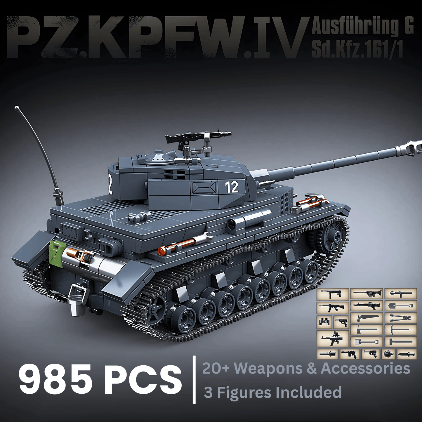 Steelguard Assault Tank — 985 Pieces