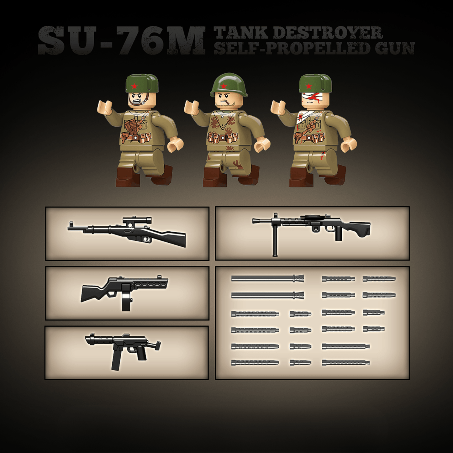 SU-76 Tank Destroyer | 769 PCS