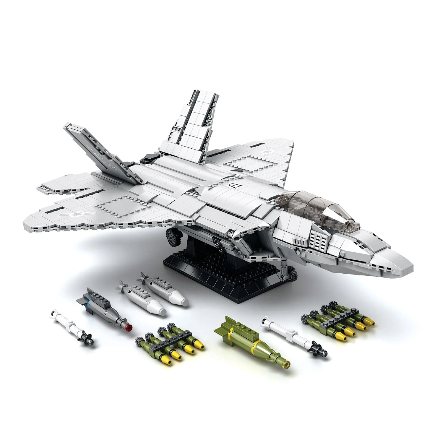 Shadowblade Fighter Jet — 1,837 Pieces