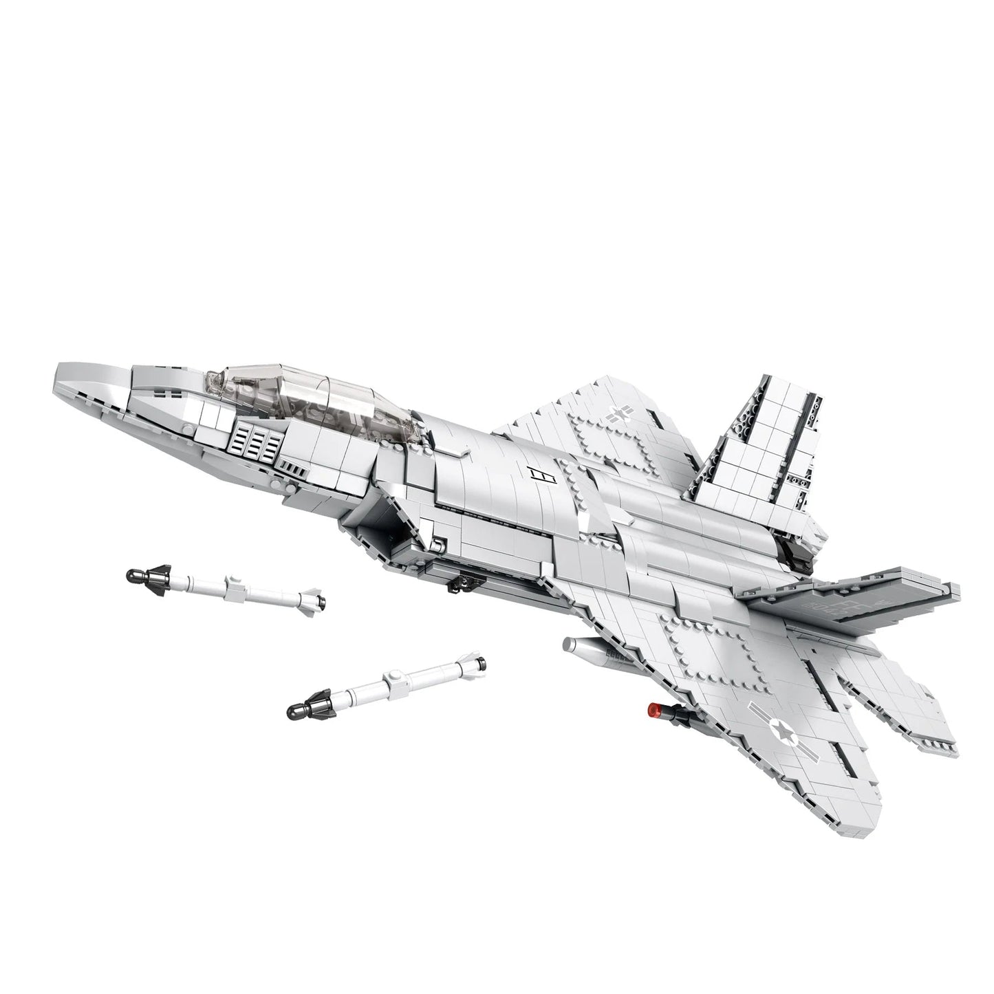 Shadowblade Fighter Jet — 1,837 Pieces