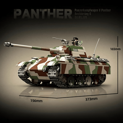 Panther Tank (Camo) | 2136 PCS
